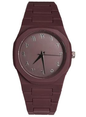 亚马逊热卖石英手表男女中性休闲简约防水手表东南亚欧美流行腕表