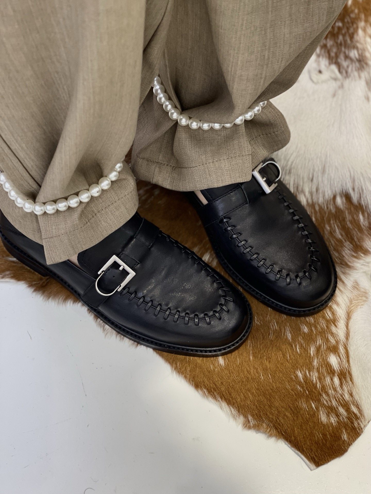 2026新款真皮乐福鞋女英伦风小皮鞋一脚蹬懒人单鞋平底豆豆鞋,淘宝优惠券,粉丝福利购,淘宝优惠卷