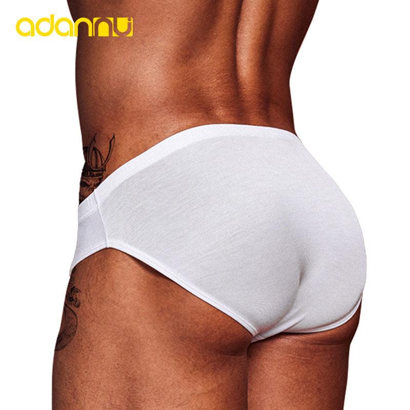 ADANNU男士夏季薄款性感莫代尔贴身舒适纯色简约低腰运动三角内裤,淘宝优惠券,粉丝福利购,淘宝优惠卷
