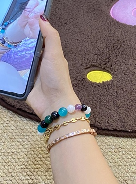 【刘亦菲同款】多宝手串女天然水晶手链饰品赋能助运补平衡