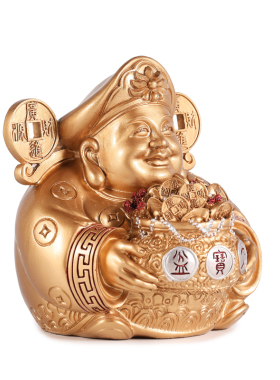 正品李居明2023兔年抱财神正北