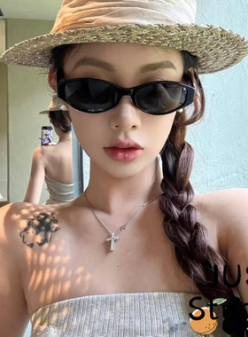 2025新复古猫眼墨镜女高级感