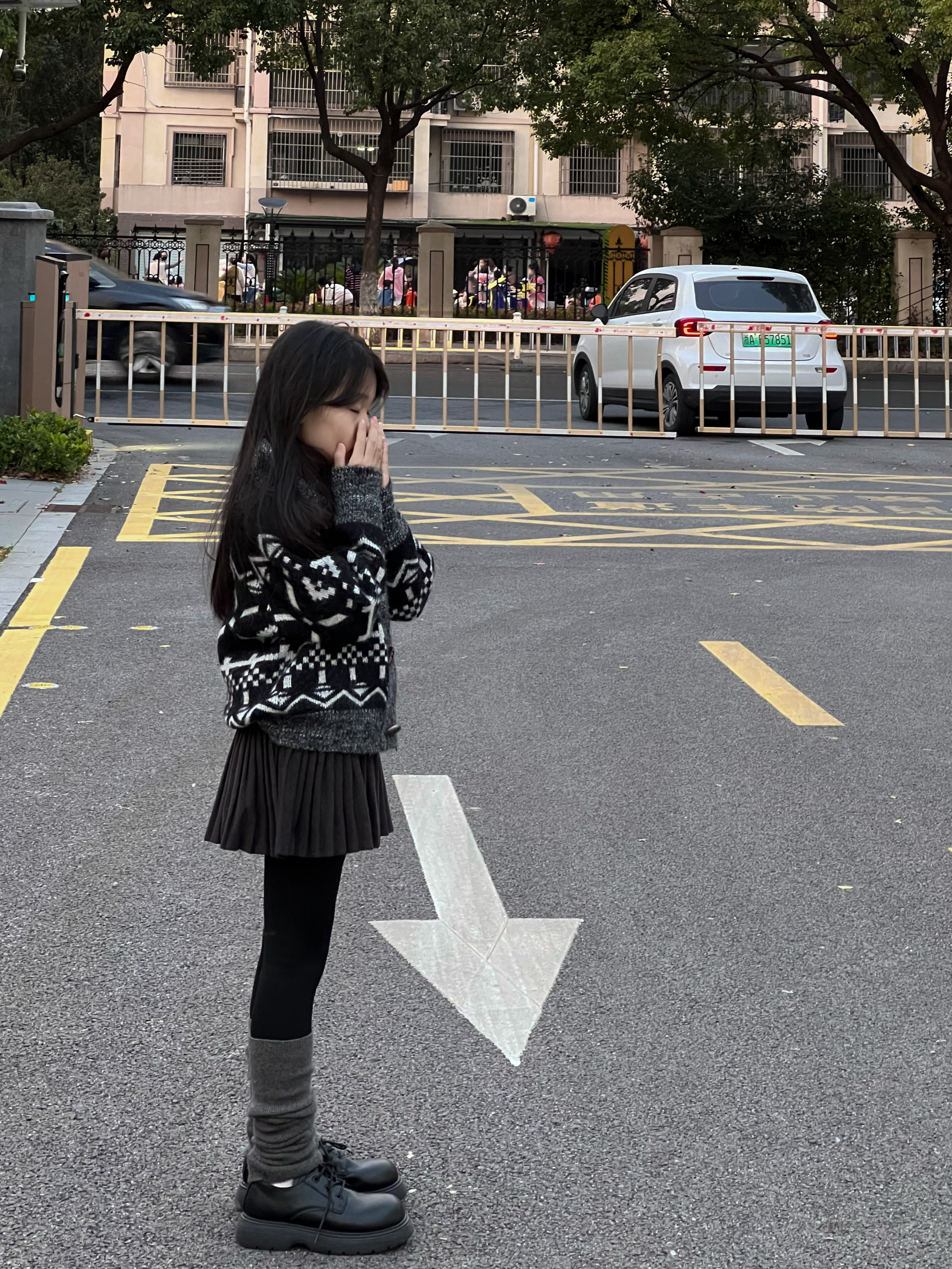 吉小可2025女童费尔岛毛衣秋冬新款开衫女孩洋气针织外套短裙套装,淘宝优惠券,粉丝福利购,淘宝优惠卷