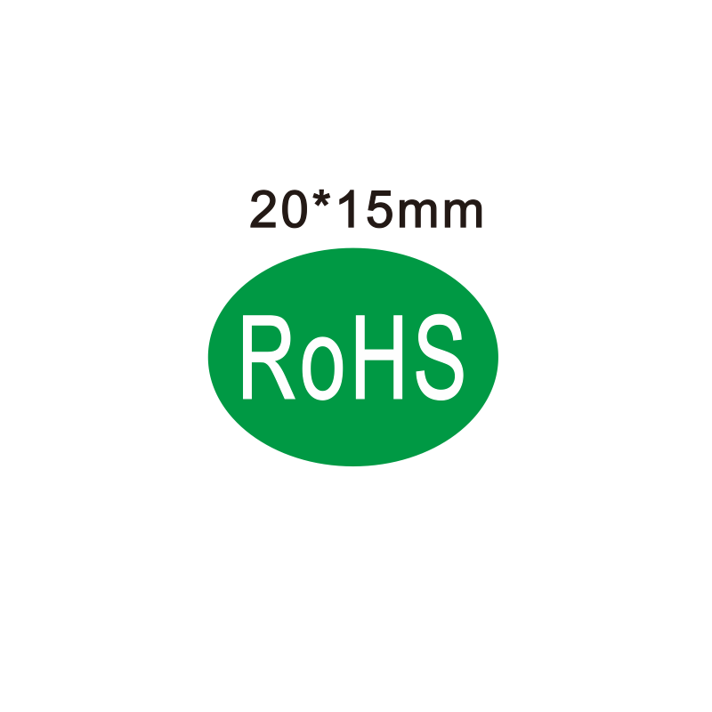 VOC 绿色环保GP HF标签椭圆形rohs+HF标签ROHS2.0标签HSF贴纸定制 - 图3