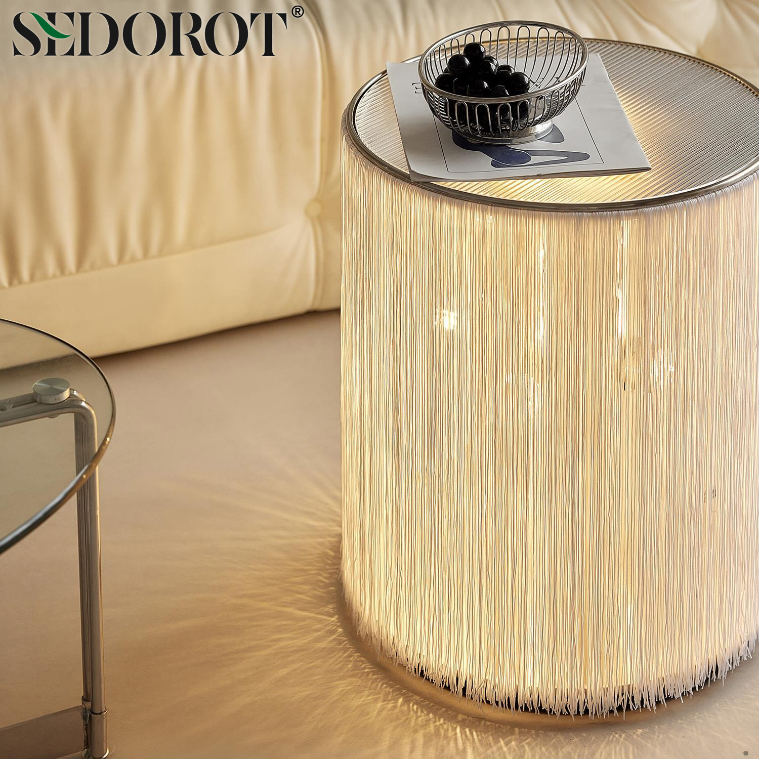 SEDOROT/流苏灯复古落地灯ins风卧室创意装饰氛围灯设计师茶几灯 - 图2