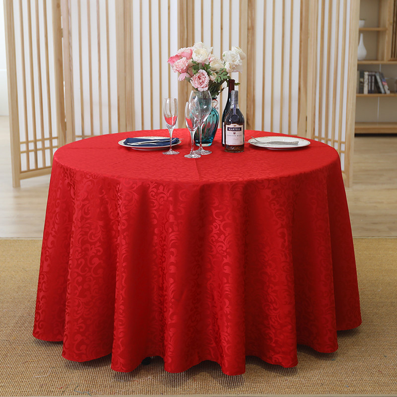 定制酒店桌布布艺饭店餐厅台布宴会餐桌布圆桌桌布家用圆形桌套,淘宝优惠券,粉丝福利购,淘宝优惠卷