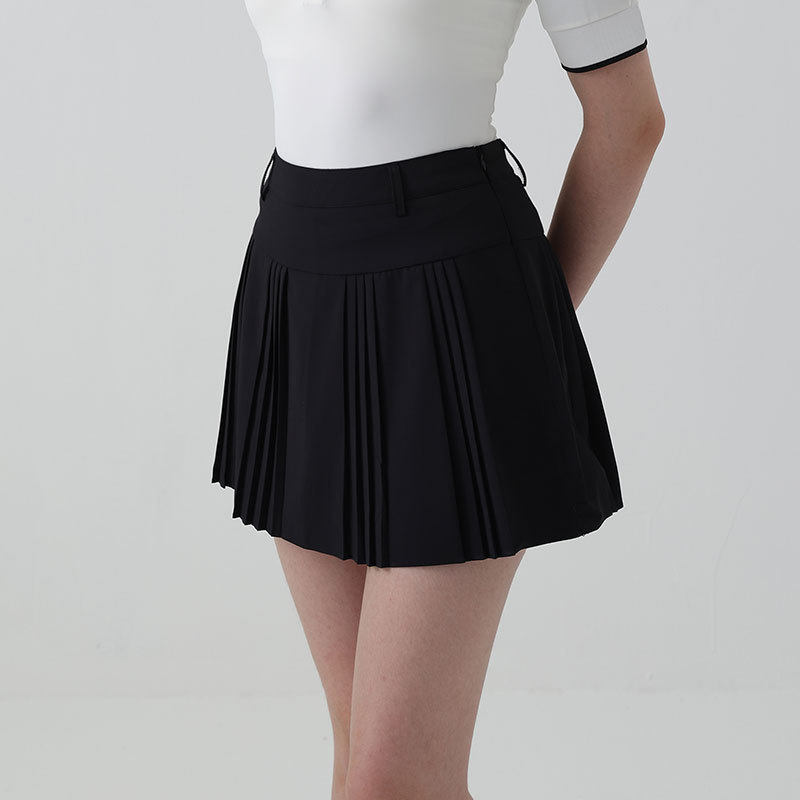 高尔夫羽毛网球运动百褶防走光半身跑步健身广场舞蹈跳操高腰短裙,淘宝优惠券,粉丝福利购,淘宝优惠卷