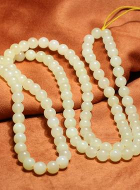 和田玉天然和田玉且末黄口手链