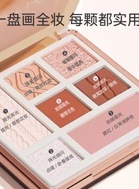 AKF七色眼影盘美容修饰
