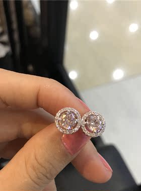 S925纯银耳钉女纯银饰品