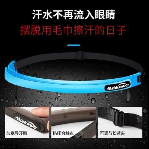 Силиконовый антиперспирант для спортзала, баскетбольный ободок, повязка на голову, защищает от пота