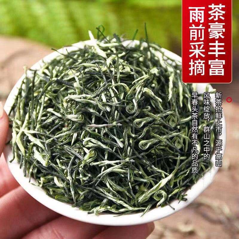 正宗绿茶毛尖信阳毛尖2022新茶雨前野山嫩芽春茶高山浓香茶叶一斤