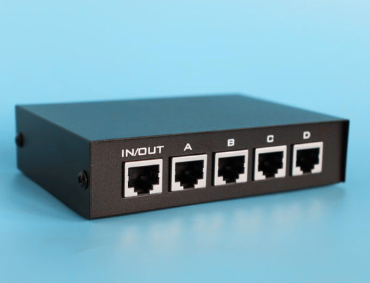 Genuine Maxtor MT-RJ45-4 4-port network sharer internal and external network switcher four-in and one-out RJ45 network card