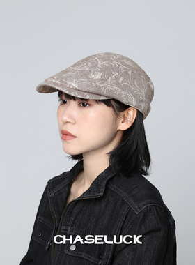 CHASELUCK长乐花纹亚麻前进帽