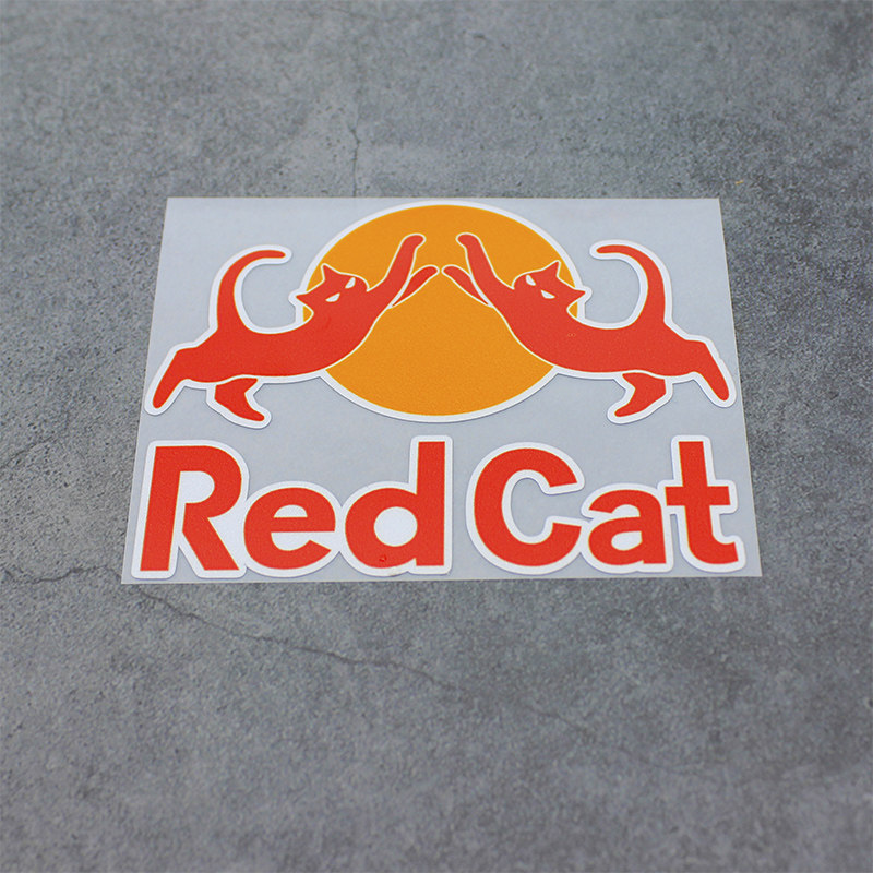 Snowboard redcat personalized creative reflective helmet decorative stickers waterproof luggage earphone box motorcycle