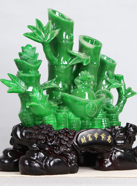 节节高招财房间开业酒柜装饰品