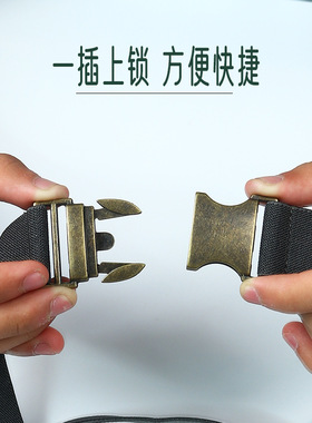 懒人腰带皮带古铜色合金插扣可调节男女款有弹力编织带松紧带腰封