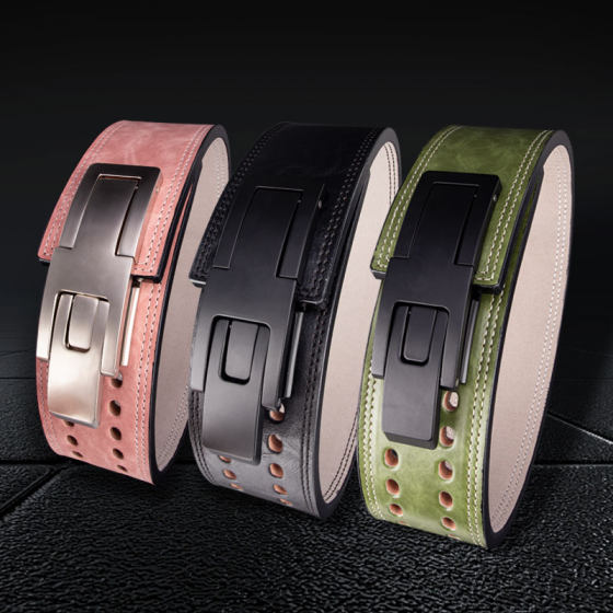 Professional powerlifting quick buckle fitness belt