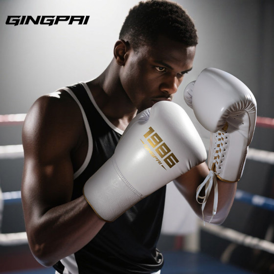 Tethered boxing gloves-actual competition training