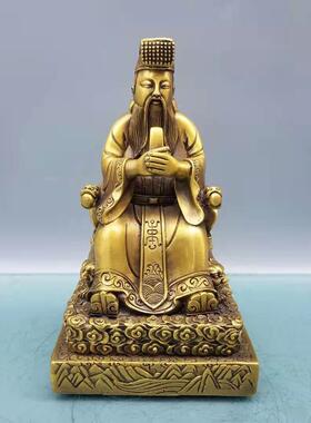 纯铜玉皇大帝王母娘娘玉帝佛像家居供奉滛池金母神像摆件家用客厅