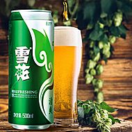 雪花啤酒清爽500ml*24听