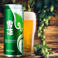 雪花啤酒清爽500ml×24听整箱