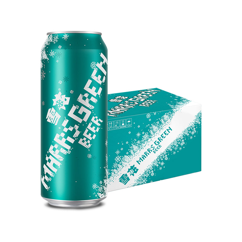 500ml*12罐【雪花】马尔斯绿啤酒