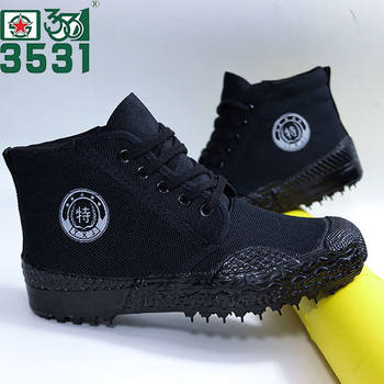 3531 breathable breathable liberation shoes, work shoes, men's shoes, outdoor non-slip mountaineering high-top wear-resistant rubber shoes, ເກີບປ້ອງກັນແຮງງານ