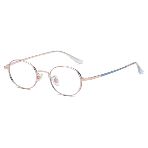 椭圆形近视眼镜小脸型可配度数男高度纯钛厚边镜架高度数眼镜框女 - 图3