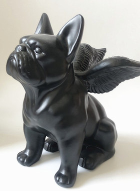 现代简约猫狗鹿马牛工艺品摆件