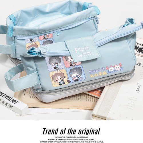 破云吞海淮上小说周边二次元动漫笔袋文具袋可爱 江停 严山邪同人 - 图0