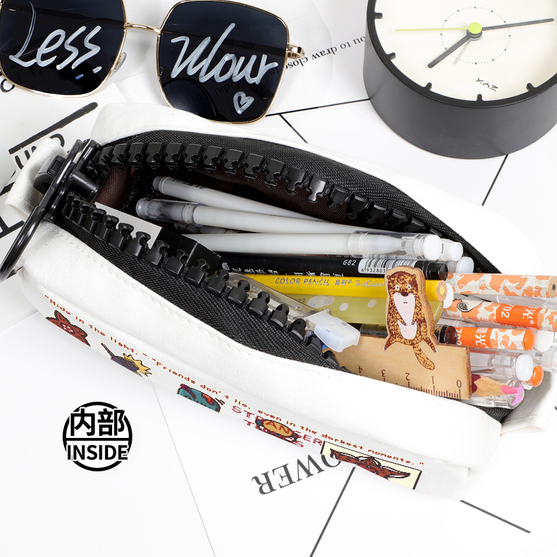 美剧 怪奇物语周边 StrangerThings 礼物小卡 大容量笔袋 文具盒,淘宝优惠券,粉丝福利购,淘宝优惠卷