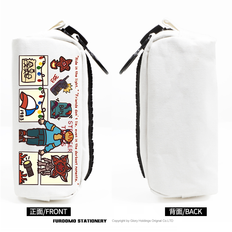 美剧 怪奇物语周边 StrangerThings 礼物小卡 大容量笔袋 文具盒,淘宝优惠券,粉丝福利购,淘宝优惠卷