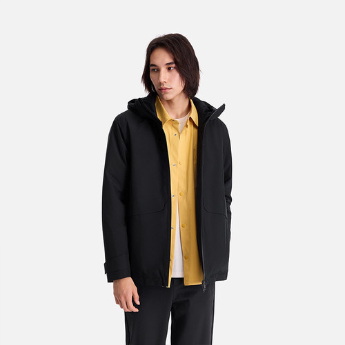 AIGLE艾高男士棉服外套GORE-TEX防风防水保暖棉衣25年冬季新品 - 图0