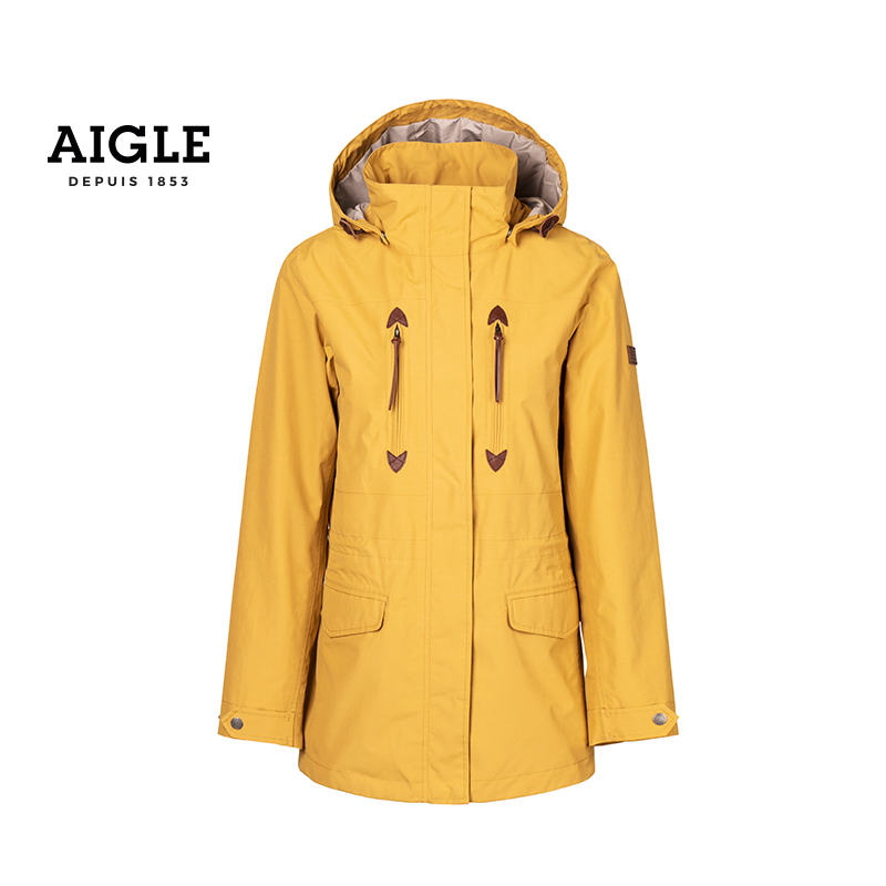F9 UNA 防水透汽夹克冲锋衣 MTD 女士 艾高 AIGLE 法国 F9 UNA 防水透汽夹克冲锋衣 MTD 女士 艾高 AIGLE 法国