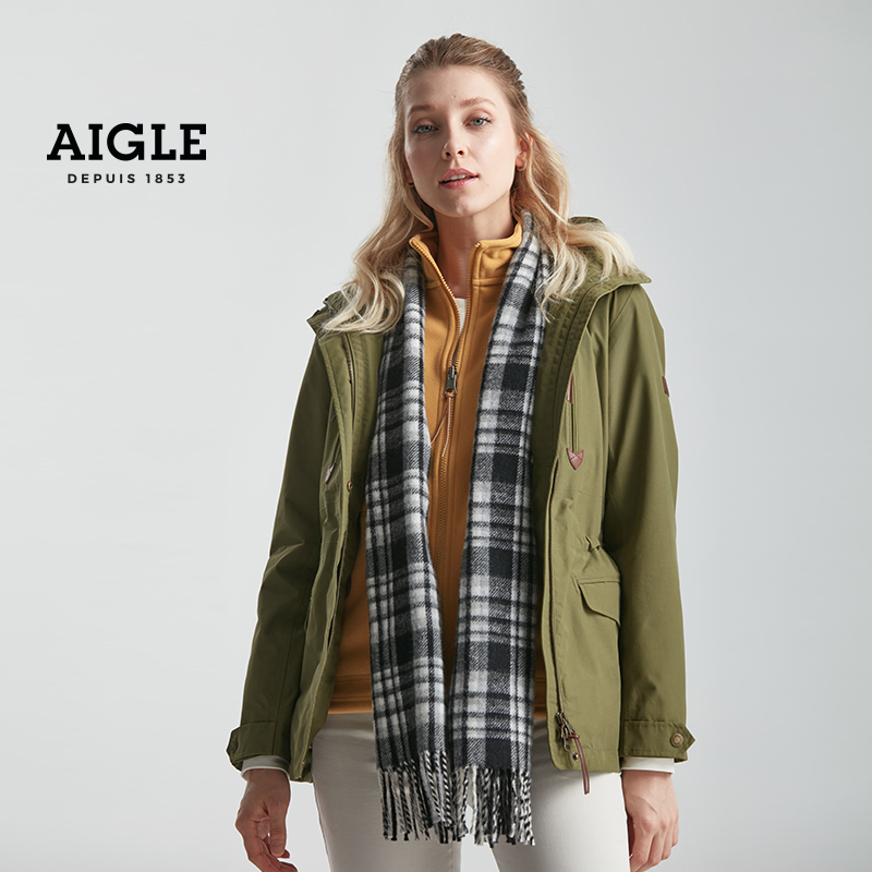 F9 UNA 防水透汽夹克冲锋衣 MTD 女士 艾高 AIGLE 法国 F9 UNA 防水透汽夹克冲锋衣 MTD 女士 艾高 AIGLE 法国