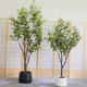 High simulation green plant laurel floor decorative potted plant