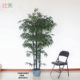 High-end simulated plant golden purple bamboo landscaping floor-to-ceiling