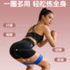 Elastic band resistance training buttocks magic tool
