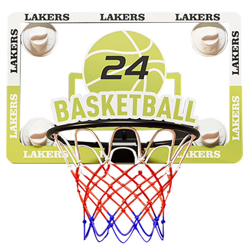 Children's basketball hoop requires no punching, foldable and height-adjustable