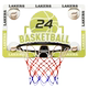 Children's basketball hoop requires no punching, foldable and height-adjustable