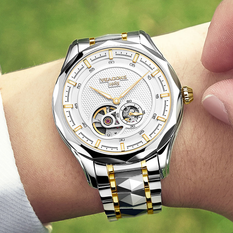 威顿2020全自动防水男士夜光机械表 威顿手表国产腕表