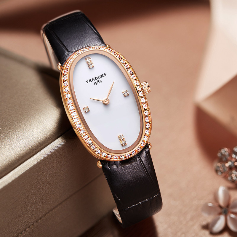 威顿女士简约气质名牌2020新款手表 威顿手表国产腕表