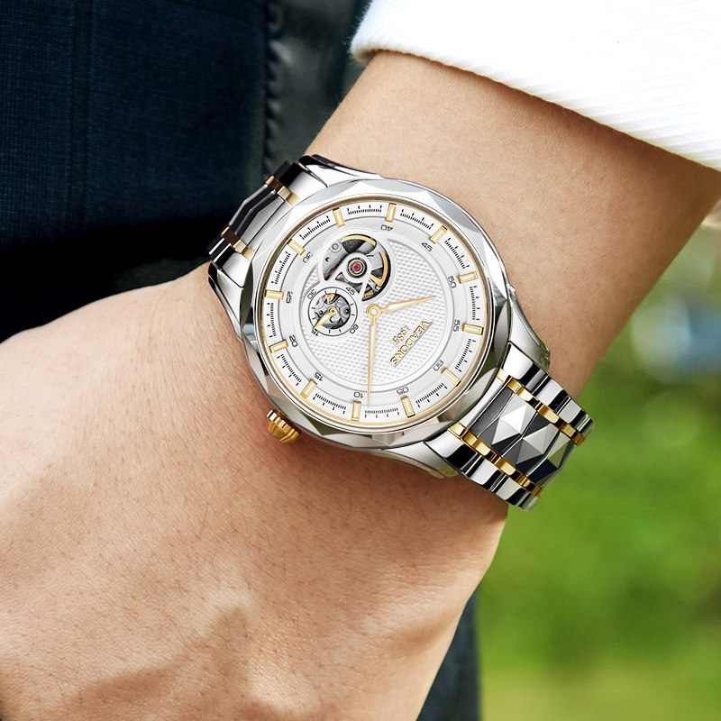 威顿2020全自动防水男士夜光机械表 威顿手表国产腕表