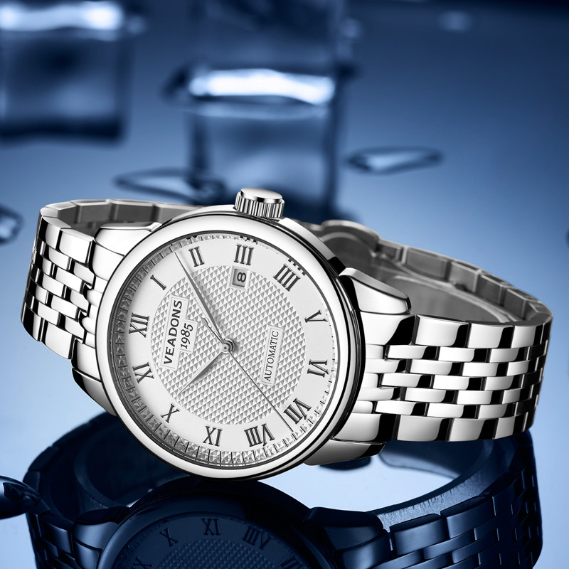 威顿1985(veadons)男士时尚机械表 威顿手表国产腕表
