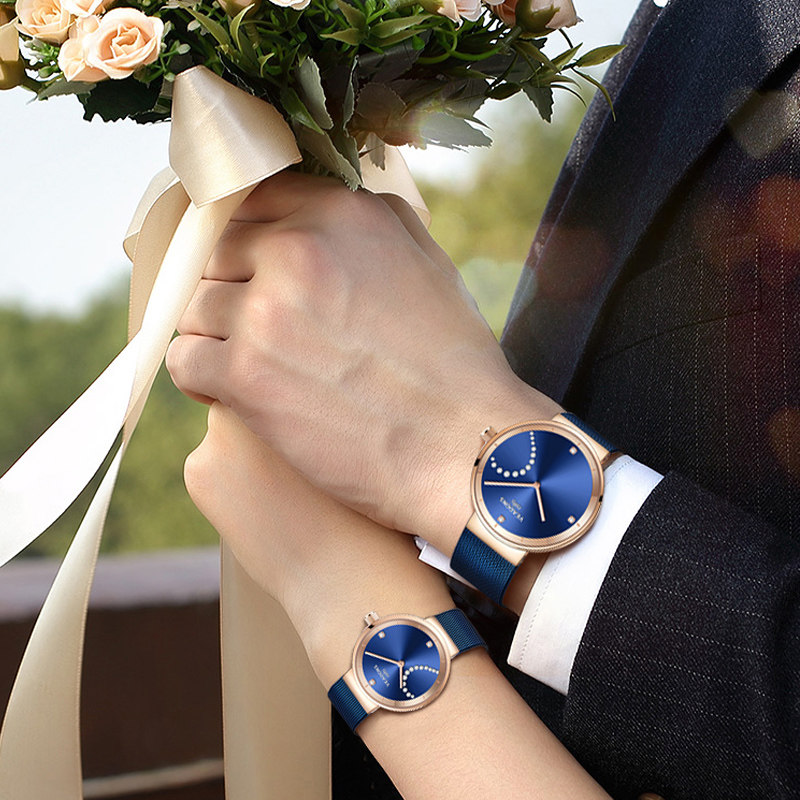 2020新款情侣一对价超薄防水情侣表 威顿手表国产腕表