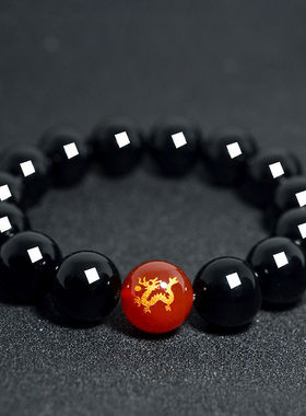 奥莱依天然玛瑙手链十二生肖