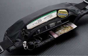 艾德维 适用于诺基亚2720牛津纺手机运动腰包NOKIA9 PureView通用型男女拉链钱包式腰带款收纳全包保护套x6x7