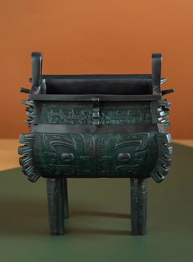 禹方鼎摆件开业礼品仿古青铜器