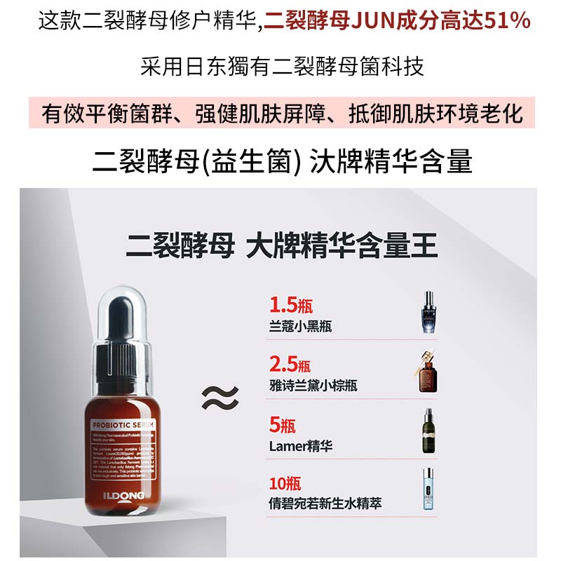 韩国 日东二裂酵母精华益生菌美白抗皱修护补水保湿淡化皱纹 ILDONG 韩国 日东二裂酵母精华益生菌美白抗皱修护补水保湿淡化皱纹 ILDONG